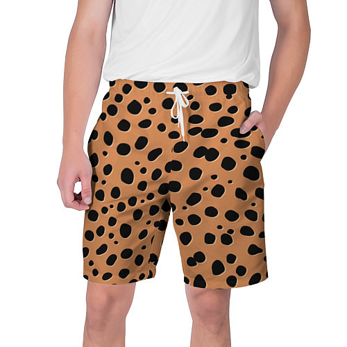 Мужские шорты Леопард / 3D-принт – фото 1