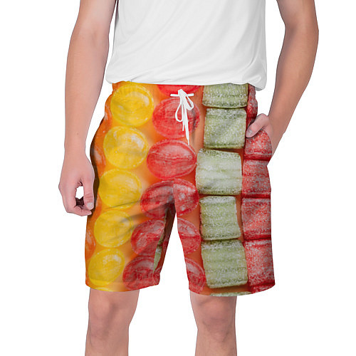 Мужские шорты Мармеладки леденцы / 3D-принт – фото 1
