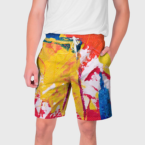Мужские шорты Красочное счастье / 3D-принт – фото 1