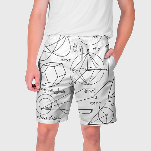 Мужские шорты Геометрия / 3D-принт – фото 1