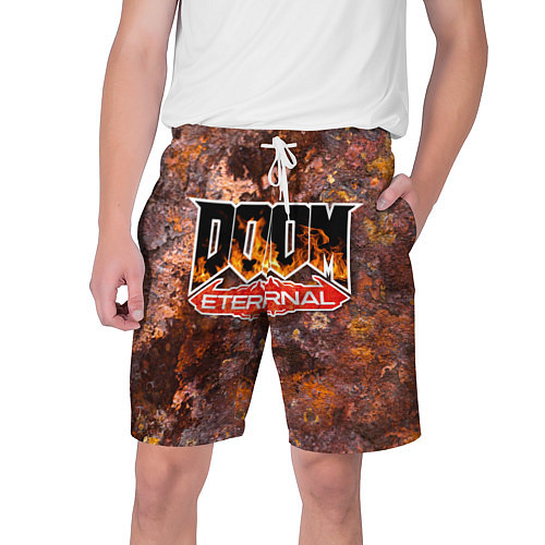 Мужские шорты DOOM Eternal логотип / 3D-принт – фото 1