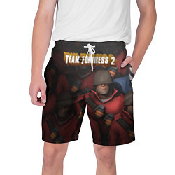 Шорты на шнурке мужские Team Fortress, цвет: 3D-принт