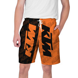 Шорты на шнурке мужские KTM КТМ Z, цвет: 3D-принт