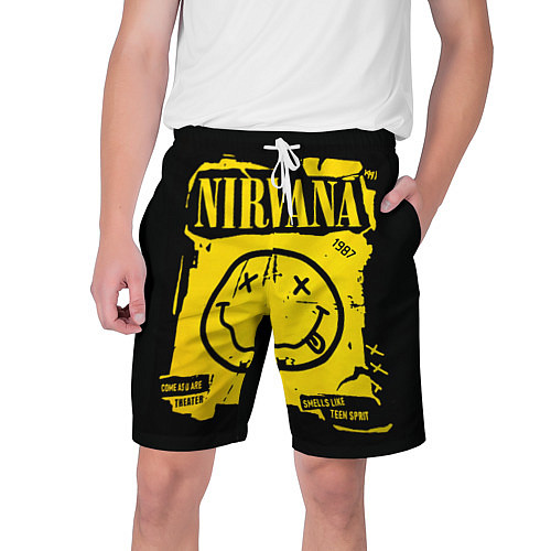 Мужские шорты Nirvana 1987 / 3D-принт – фото 1