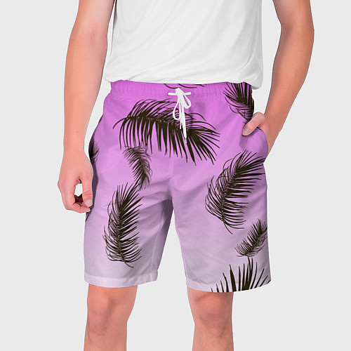 Мужские шорты Тропический Закат / 3D-принт – фото 1