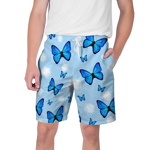 Мужские шорты Бабочки Моргенштерна / 3D-принт – фото 1