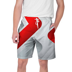 Мужские шорты 3D SPORT STYLE RED WHITE