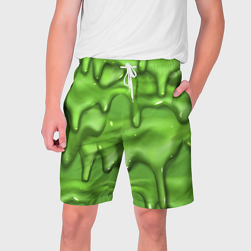 Мужские шорты Green Slime / 3D-принт – фото 1