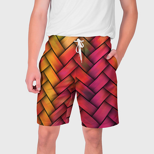 Мужские шорты Colorful weave / 3D-принт – фото 1