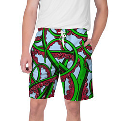 Шорты на шнурке мужские Кракен Kraken, цвет: 3D-принт