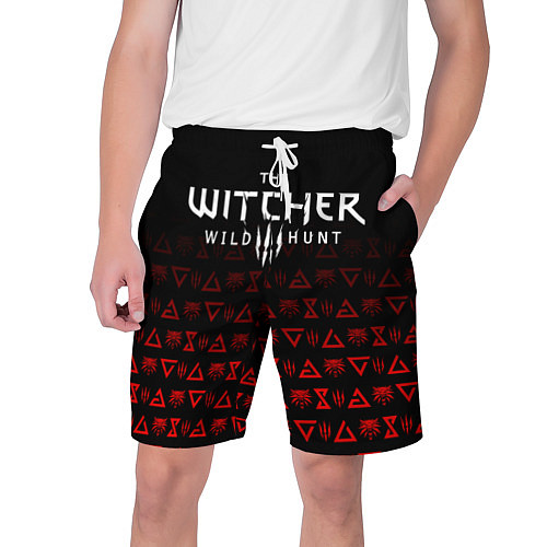 Мужские шорты THE WITCHER 1 / 3D-принт – фото 1