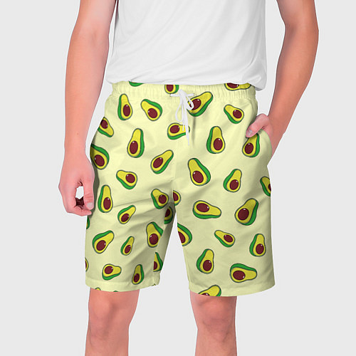 Мужские шорты Авокадо Avocado / 3D-принт – фото 1