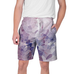 Шорты на шнурке мужские Узор Мозаика, цвет: 3D-принт