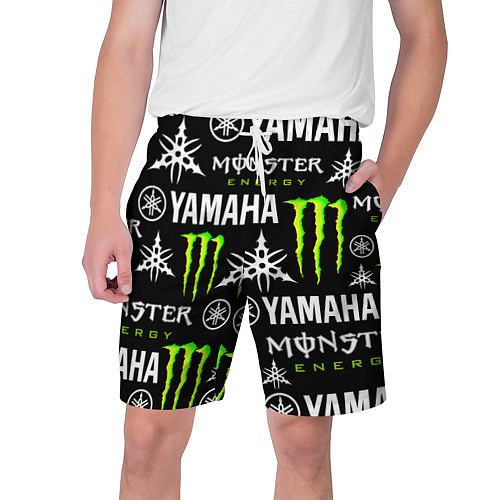 Мужские шорты YAMAHA X MONSTER SPORT / 3D-принт – фото 1