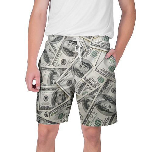 Мужские шорты Dollars money / 3D-принт – фото 1