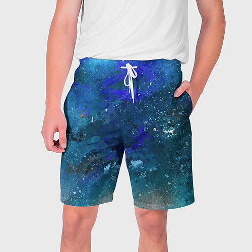 Мужские шорты Космическое облако / 3D-принт – фото 1