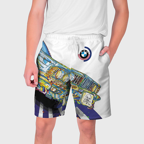 Мужские шорты Бэха в стиле поп-арт / 3D-принт – фото 1