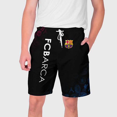 Мужские шорты FC BARCA CHEMPION / 3D-принт – фото 1