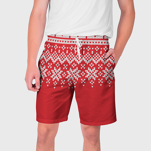 Мужские шорты Knitted Pattern / 3D-принт – фото 1