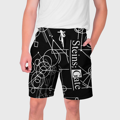 Мужские шорты SteinsGate Врата Штейна / 3D-принт – фото 1