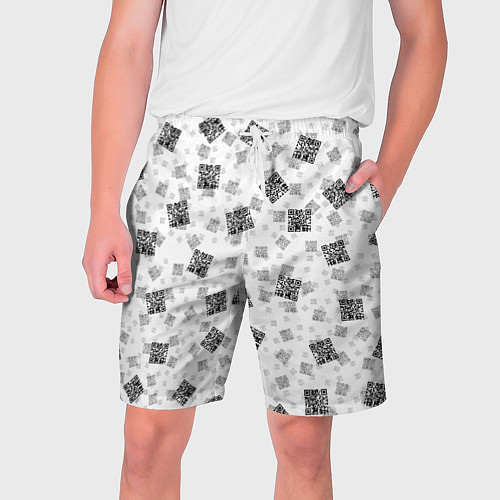 Мужские шорты PATTERN QR CODE / 3D-принт – фото 1