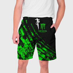 Шорты на шнурке мужские Monster Energy Текстура, цвет: 3D-принт