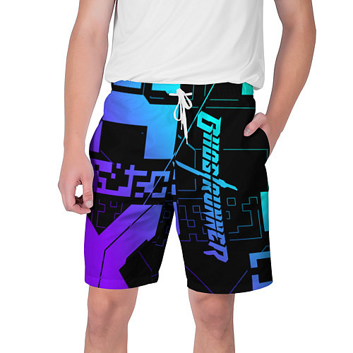 Мужские шорты Ghostrunner Neon / 3D-принт – фото 1