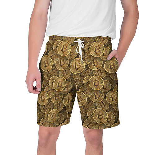 Мужские шорты Bitcoins / 3D-принт – фото 1