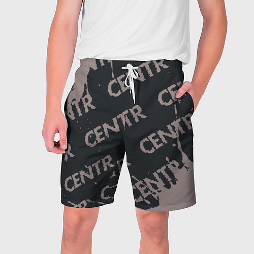 Мужские шорты CENTR Брызги / 3D-принт – фото 1