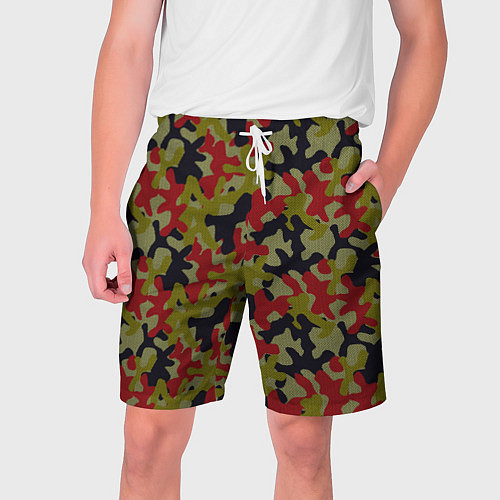 Мужские шорты Модный Цветной Камуфляж / 3D-принт – фото 1
