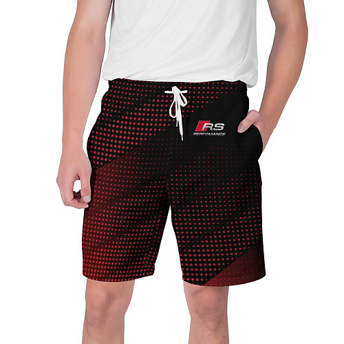 Мужские шорты AUDI RS RED SPORT / 3D-принт – фото 1