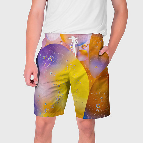 Мужские шорты Градиент Яркие Пузыри / 3D-принт – фото 1