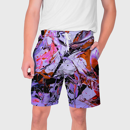 Мужские шорты Color abstraction Pattern Vanguard / 3D-принт – фото 1