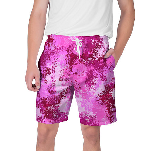 Мужские шорты Спортивный камуфляж Пикси - Питахайя / 3D-принт – фото 1