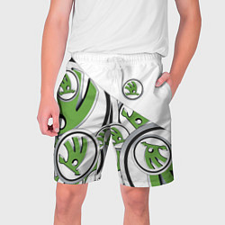 Мужские шорты Skoda Шкода Half Pattern