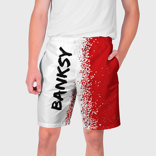 Мужские шорты BANKSY - Спрей Вертикально / 3D-принт – фото 1
