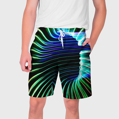 Мужские шорты Portal Fashion pattern Neon / 3D-принт – фото 1