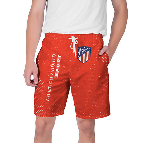 Мужские шорты АТЛЕТИКО Atletico Madrid Sport Гранж / 3D-принт – фото 1