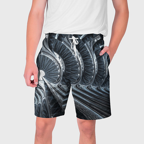 Мужские шорты Фрактальный абстрактный паттерн Броня Fractal Abst / 3D-принт – фото 1