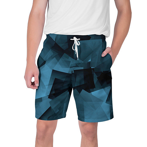 Мужские шорты Абстрактная геометрическая композиция Abstract geo / 3D-принт – фото 1
