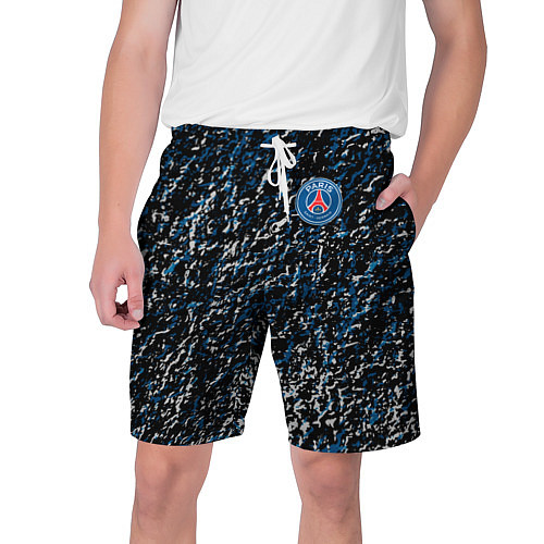 Мужские шорты Псж paris брызги красок / 3D-принт – фото 1