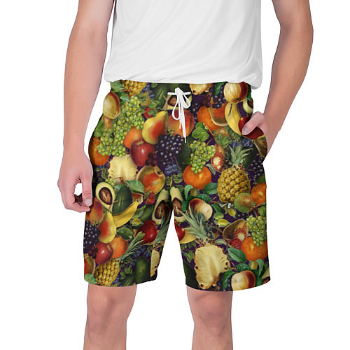 Мужские шорты Вкусные Летние Фрукты / 3D-принт – фото 1