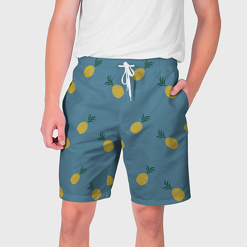 Мужские шорты Pineapplы / 3D-принт – фото 1
