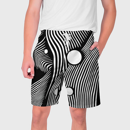 Мужские шорты Geometric vanguard composition Fashion trend / 3D-принт – фото 1