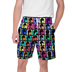 Шорты на шнурке мужские Legendary popular music group, цвет: 3D-принт