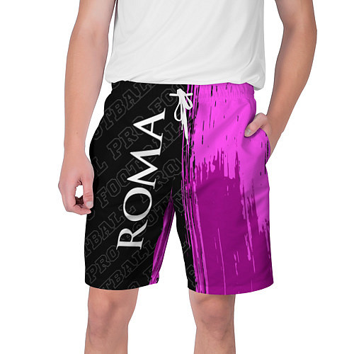 Мужские шорты Roma pro football: по-вертикали / 3D-принт – фото 1
