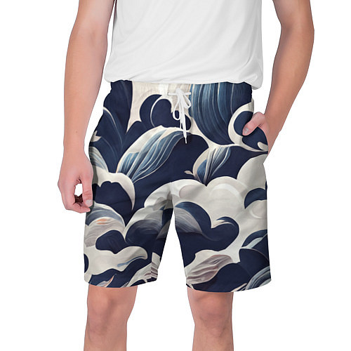 Мужские шорты Узоры из облаков / 3D-принт – фото 1