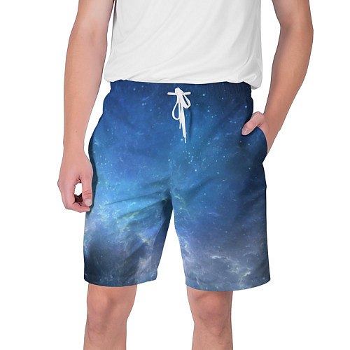 Мужские шорты Холодное космическое молчание / 3D-принт – фото 1