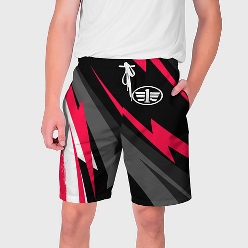 Мужские шорты FAW fast lines / 3D-принт – фото 1