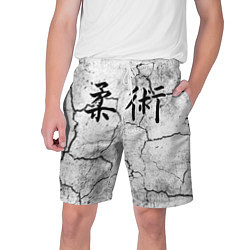 Шорты на шнурке мужские Джиу-Джитсу : Потресканная земля, цвет: 3D-принт